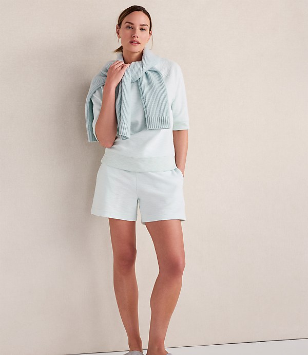 Haven Well Within Organic Cotton Blend Jacquard Shorts