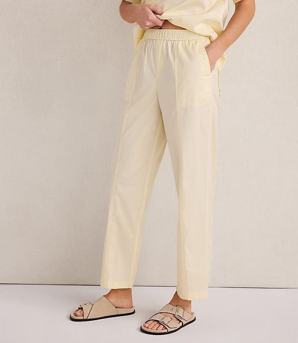 Haven Well Within Organic Cotton Twill Tapered Pants