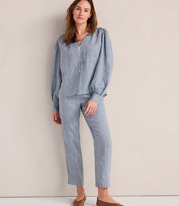 Haven Well Within Linen Straight Leg Pants
