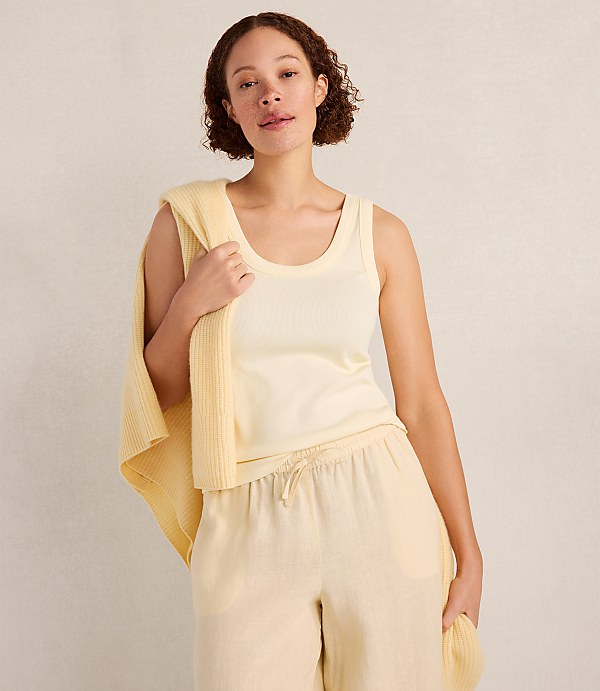 Haven Well Within Essential Organic Cotton Scoop Neck Tank