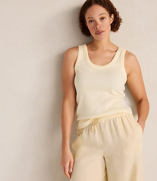 Haven Well Within Essential Organic Cotton Scoop Neck Tank