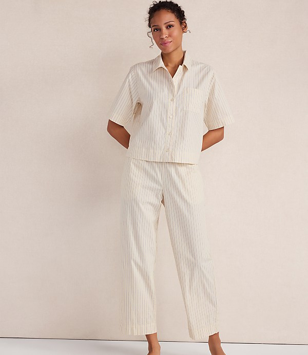 Haven Well Within Organic Cotton Poplin Gingham Pajama Top