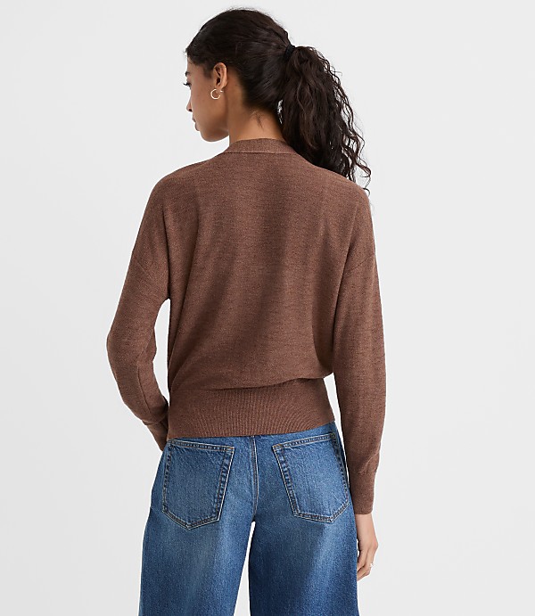 Petite Modern V-Neck Cardigan