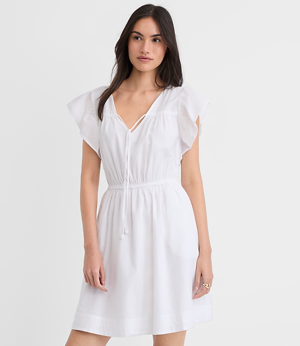 Petite Flutter Mini Pocket Dress