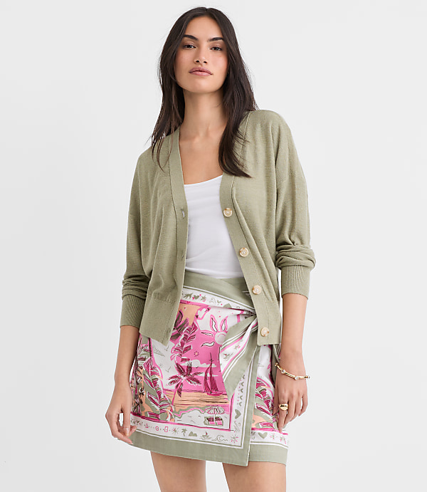 Modern V-Neck Cardigan