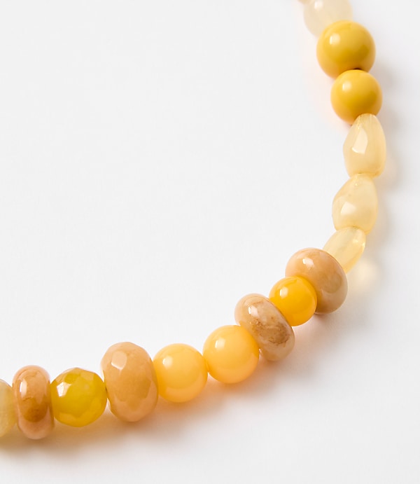Mixed Beaded Statement Necklace