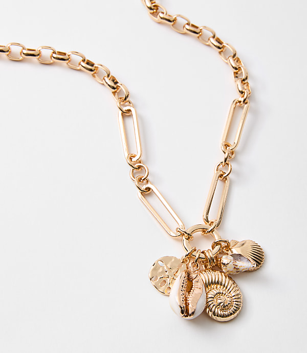 Seashell Cluster Necklace