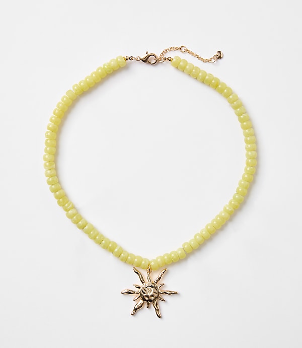 Sun Beaded Necklace
