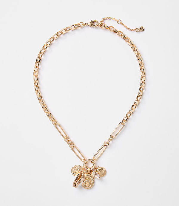 Seashell Cluster Necklace