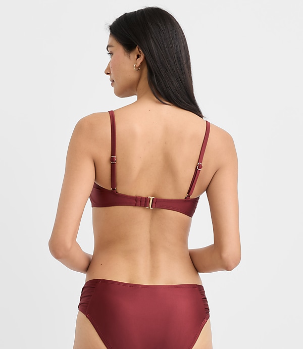 LOFT Beach Ruched Underwire Bikini Top