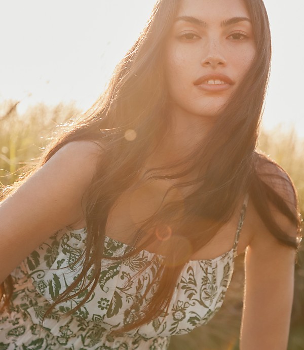 Floral Smocked Peplum Cami