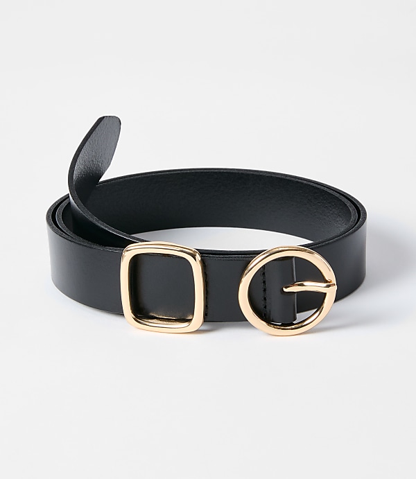 LOFT Versa Geo Leather Belt