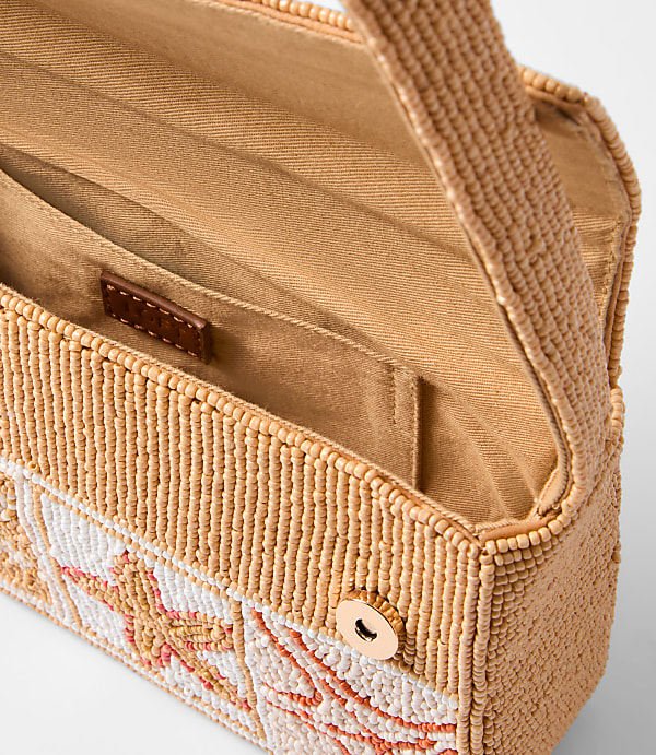 Starfish Beaded Shoulder Bag