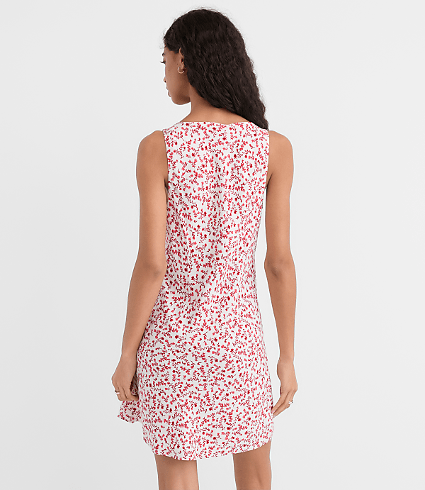 Floral V-Neck Mini Dress