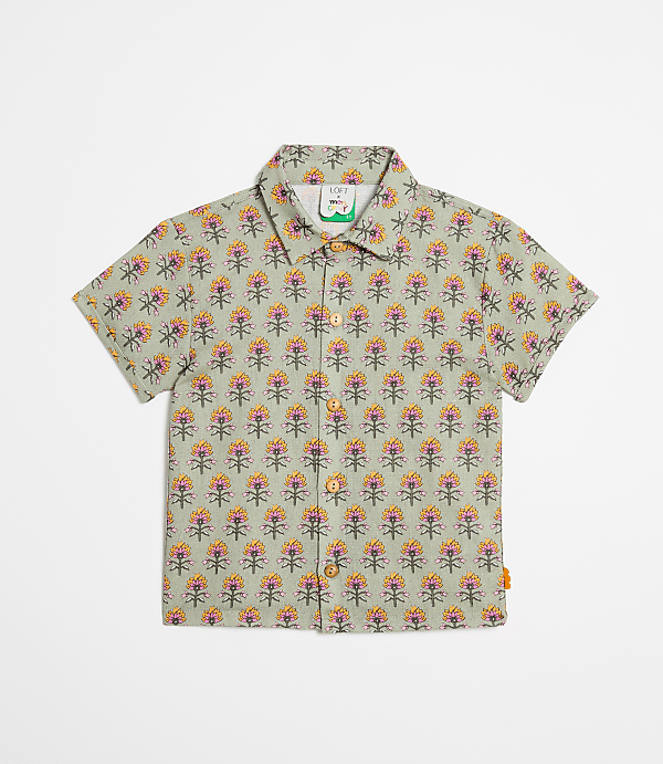 LOFT x Mon Coeur Linen Garden Shirt