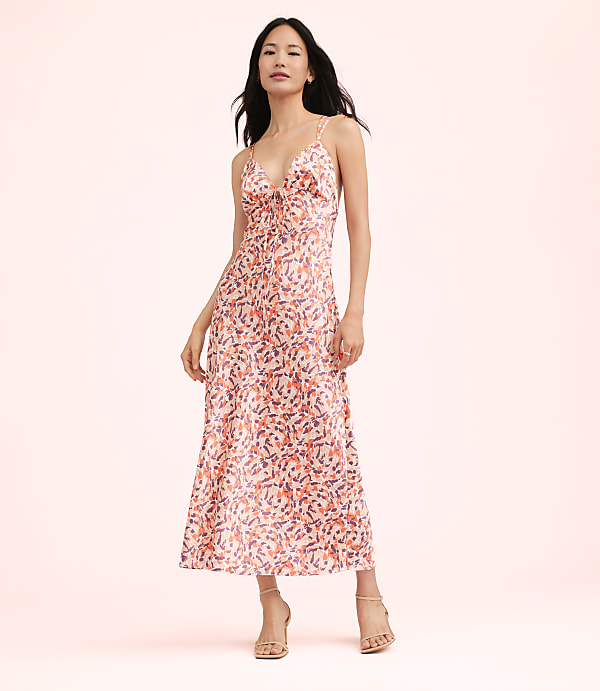 Lately Geo Midi Slip Dress