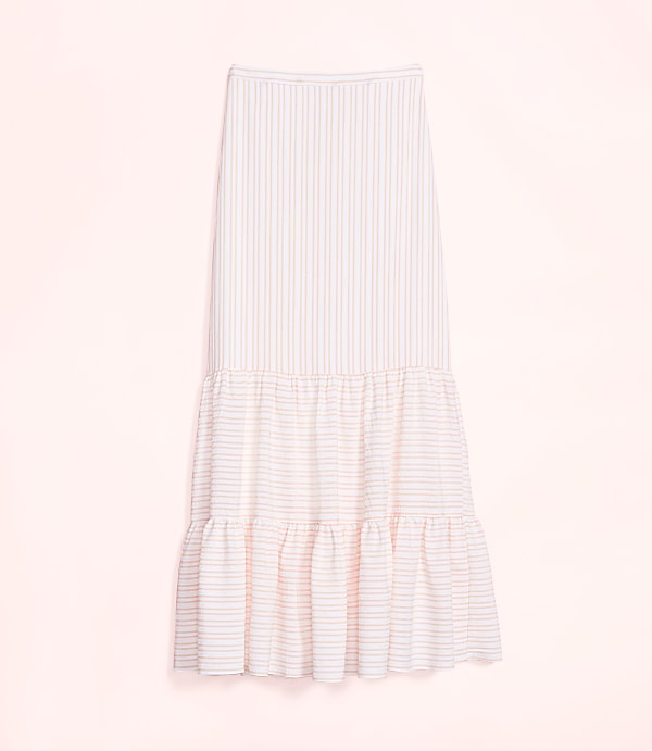 Lately Striped Maxi Skirt