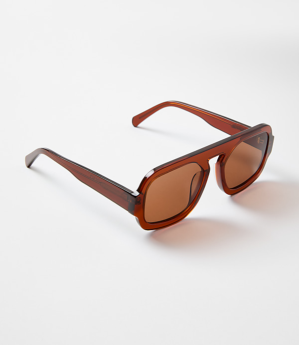 LOFT Versa Modern Aviator Sunglasses