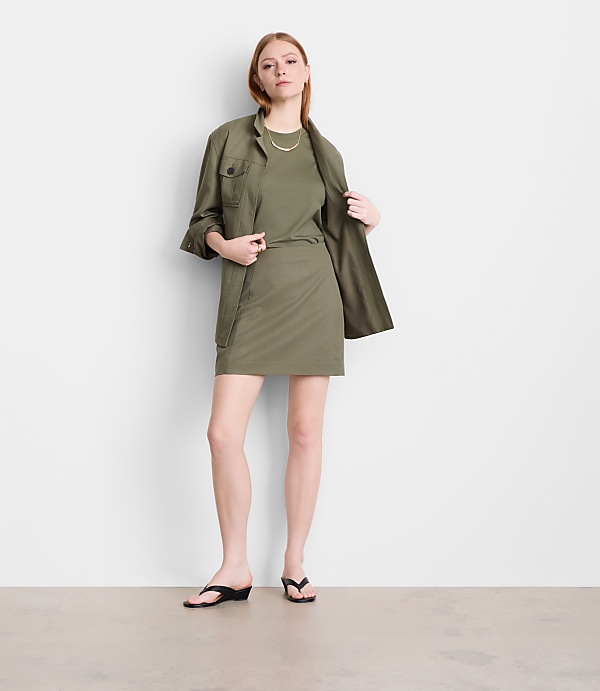 LOFT Versa Pure Spun Mini Skirt