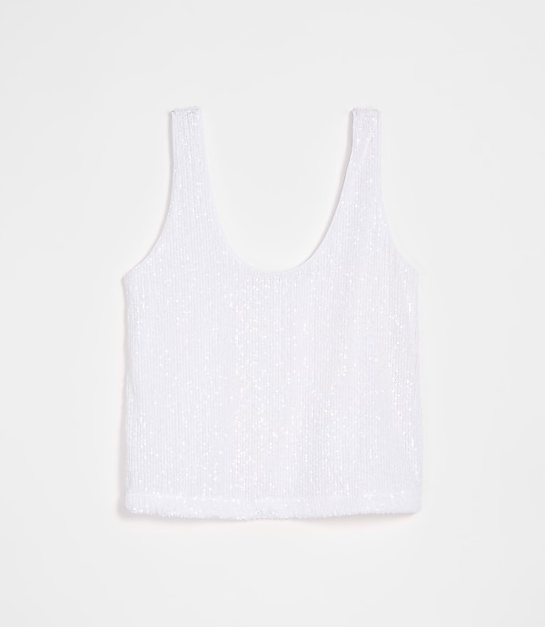 LOFT Versa Sequin Tank Top