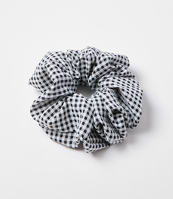 Gingham Scrunchie