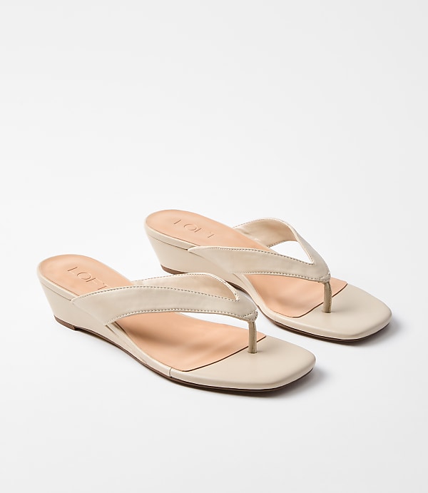 Mini Wedge Thong Sandals