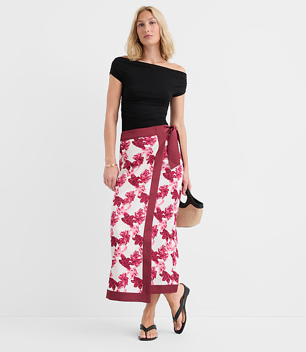 Lily Wrap Midi Skirt