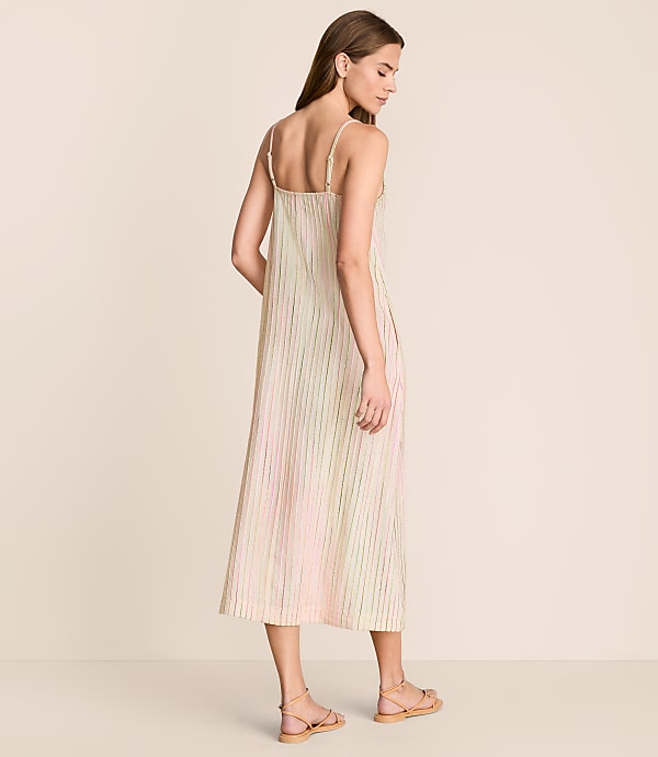 Lou & Grey Striped Cami Maxi Pocket Dress