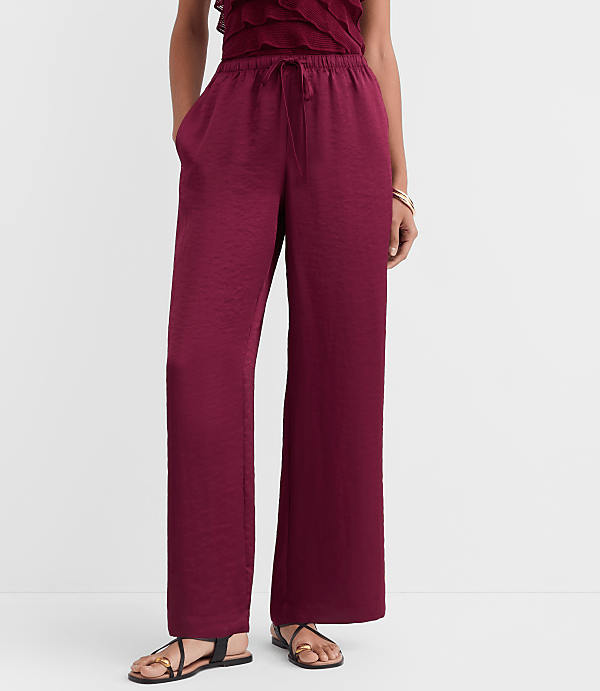 Sawyer Pull On Pants in Satin