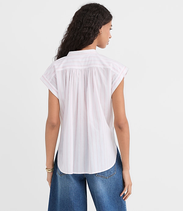 Petite Striped Everyday Dolman Shirt