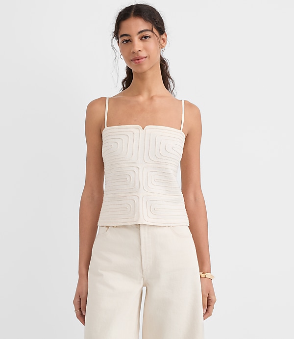 Geo Soutache Cami