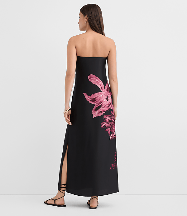 Petite Lily Strapless Maxi Dress