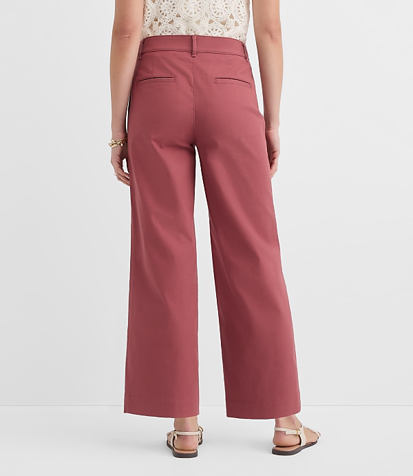 Petite Palmer Wide Leg Crop Pants