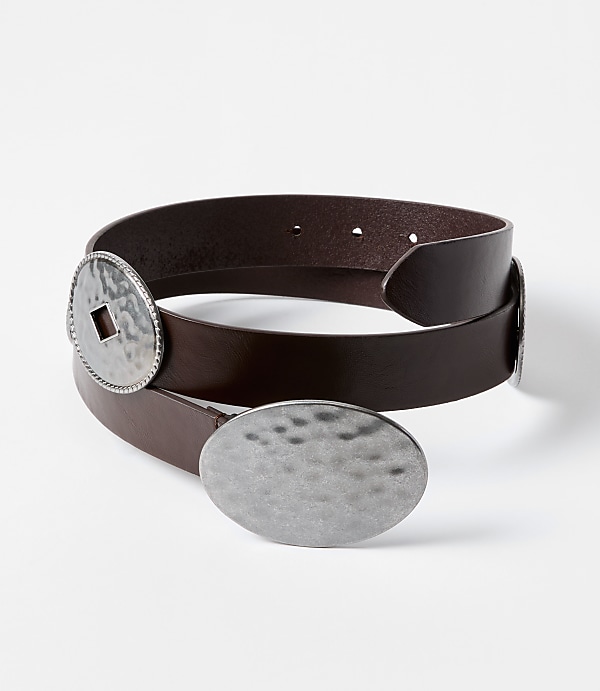 Hammered Buckle Hip Belt