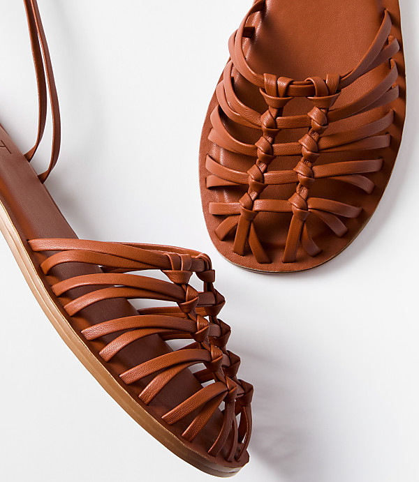 Fisherman Lace Up Sandals