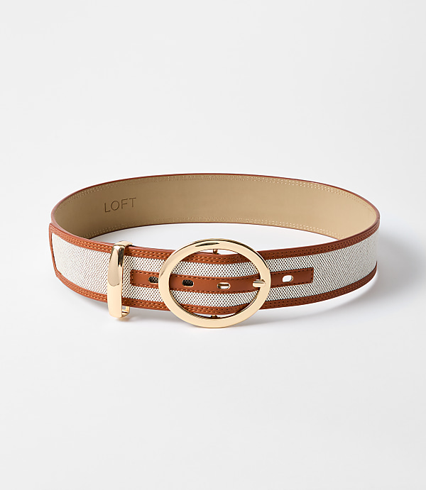 Wide Canvas Belt