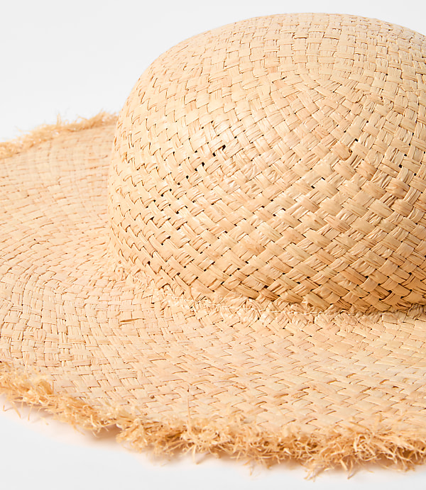 Fringe Raffia Hat