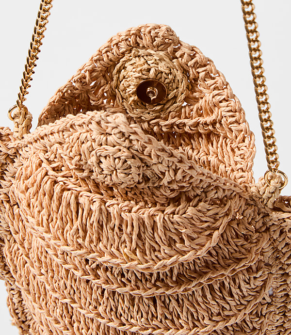 Fish Raffia Bag