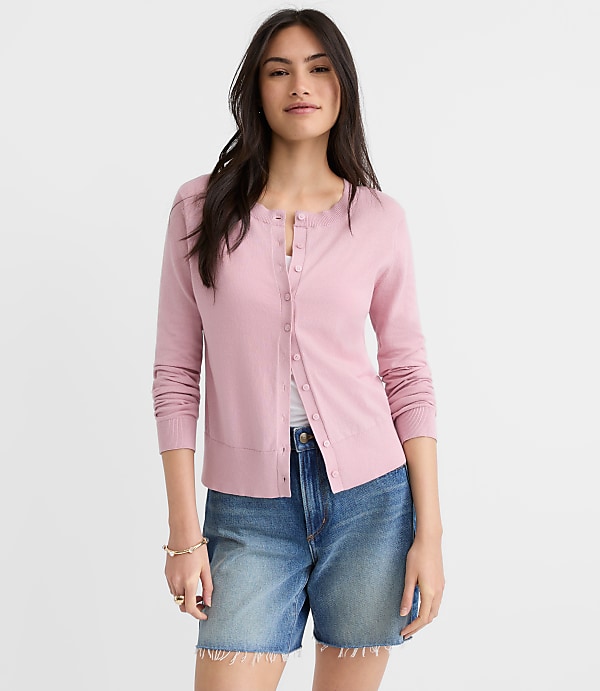 Modern Crew Neck Cardigan