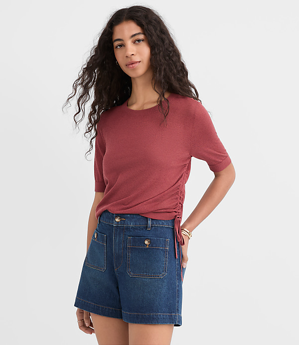 Side Tie Sweater Tee