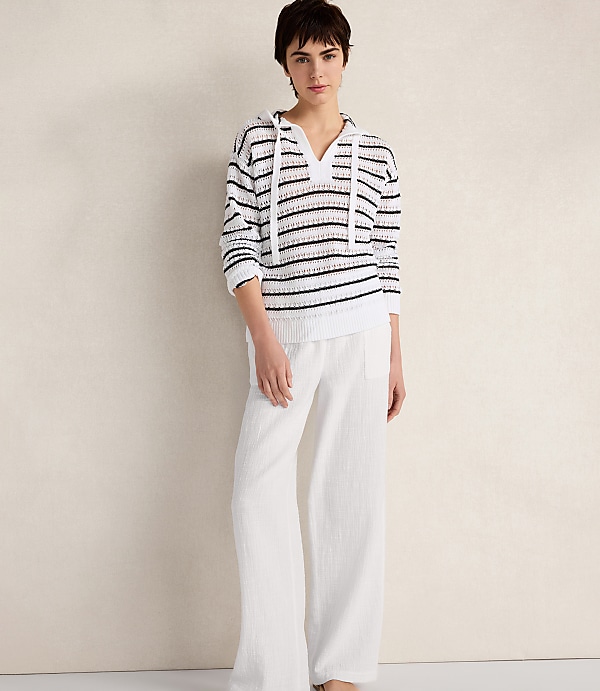Haven Well Within Textured Cotton Gauze Pants