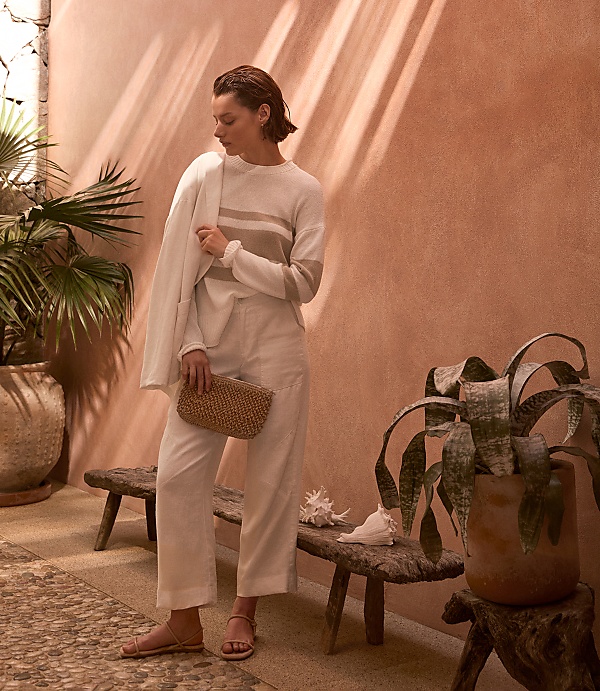 Haven Well Within Heavyweight Linen Wide Leg Pants