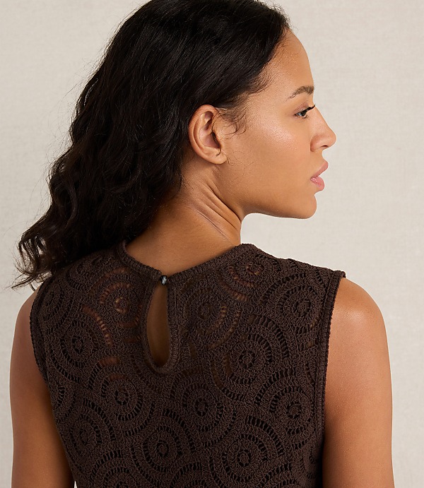 Haven Well Within Cotton Crochet Scalloped Tank