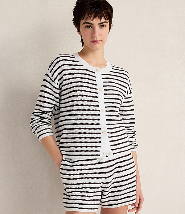 Haven Well Within Cotton Stripe Cardigan
