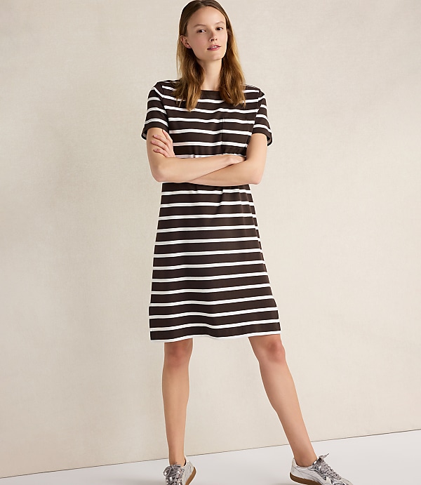 Haven Well Within Organic Cotton Interlock Striped T-Shirt Dress