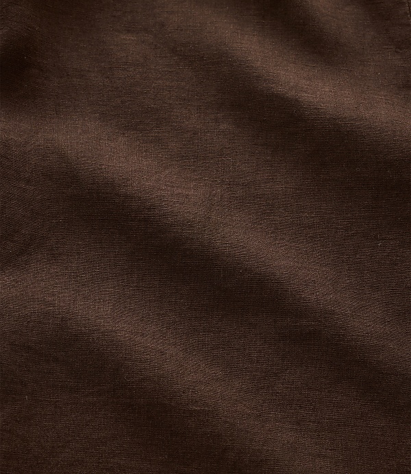 Haven Well Within Linen Gathered V-Neck Top