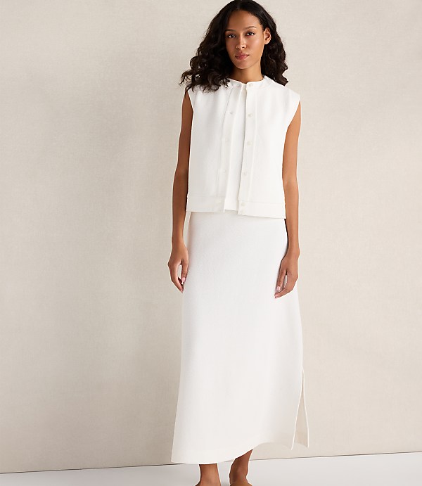 Haven Well Within Cotton Blend Textured Short Sleeve Jacket