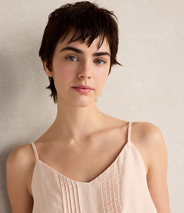 Haven Well Within Linen Pintuck Cami