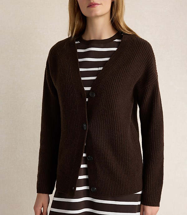 Haven Well Within Cashmere Shaker Stitch Cardigan