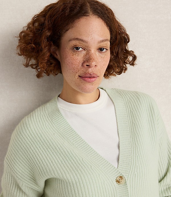 Haven Well Within Cashmere Shaker Stitch Cardigan